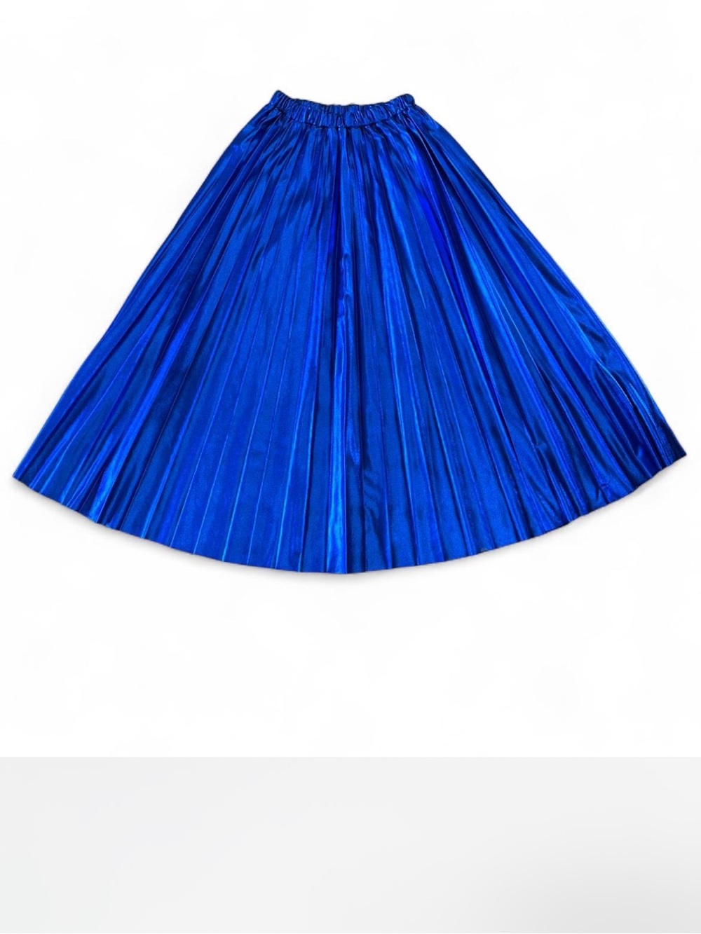 *NWT* URBAN OUTFITTERS x Silence + Noise Metallic Blue Pleated Skirt — XS